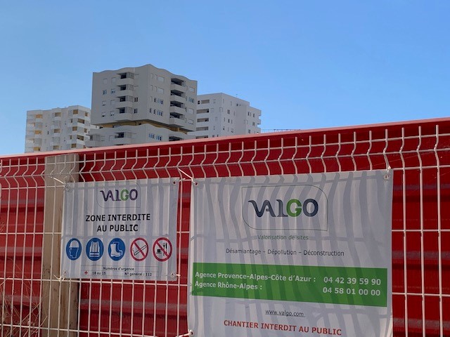 Chantier de dépollution valgo en groupement avec