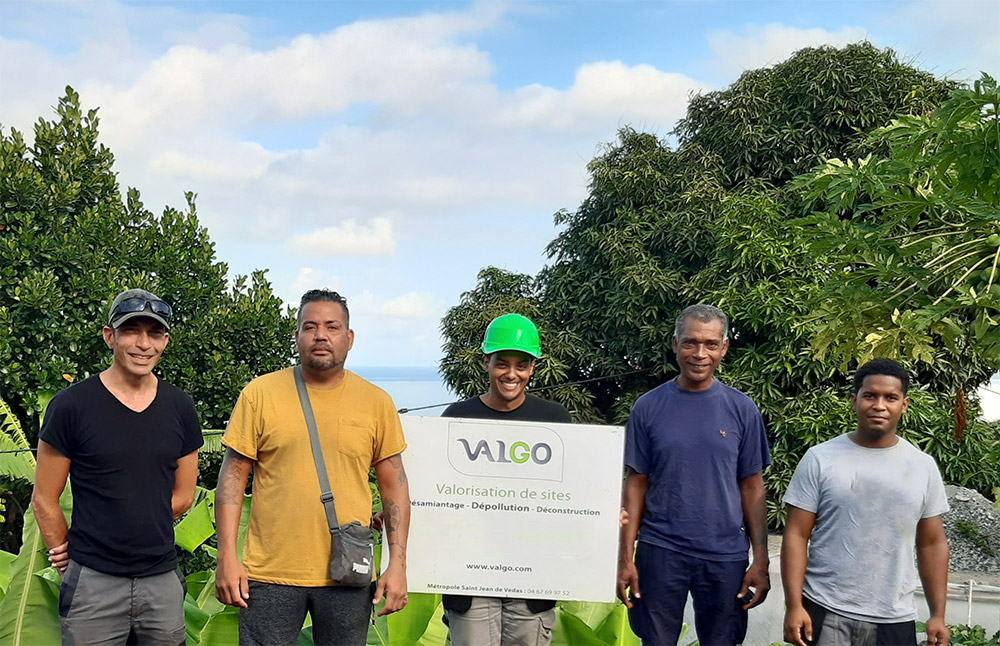 VALGO pionnier en désamiantage à Mayotte