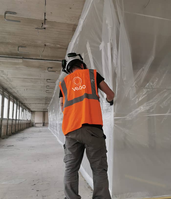 Chantier de désamiantage