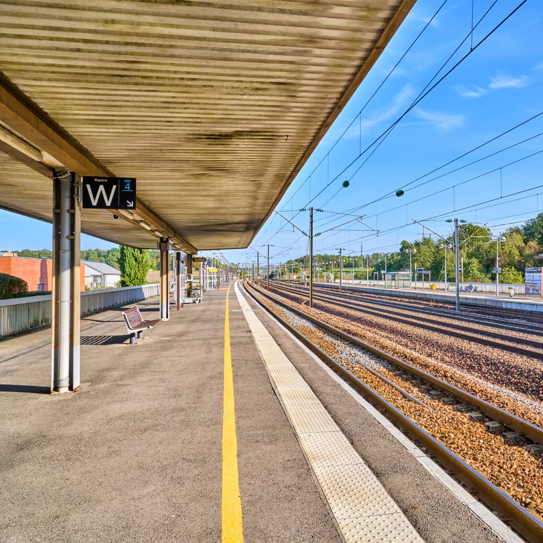 Création du nouveau terminus ferroviaire de Brignoud