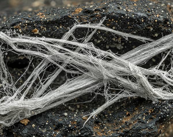 Fibres d'amiante